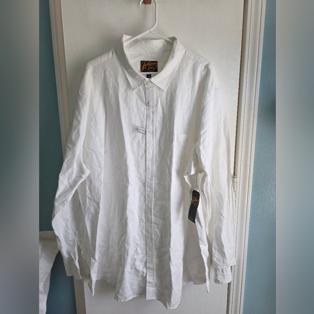 Mens Anders Linen Button Down Shirt
